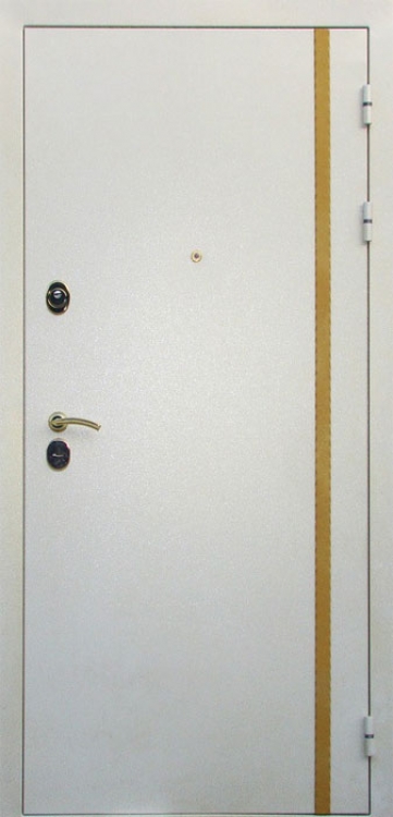 Входная металлическая дверь "SD-БАРХАТ" Белая